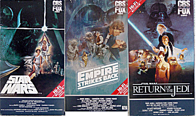 star wars original vhs box set