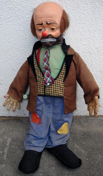 1950s Emmett Kelly's Willie the Clown Doll, Baby Barry Toy