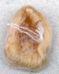 VOG0010D Light Blonde Mohair Wig for Vintage Vogue Ginny Dolls 1
