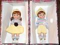 VOG2058AB Vogue 2003 Ginny Binky, Bunky Vintage Repro Dolls in Yellow