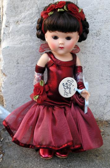 0VOG2362B Vintage Repro Cranberry Dancing with Stars Vogue Ginny Doll