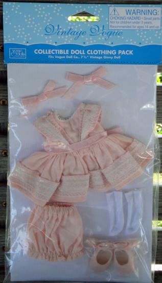 1VOG2705 Vogue Kinder Crowd Just Peachy Vintage Repro Ginny Doll Outfit