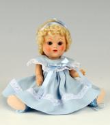 0VOG2703 Vogue Crib Crowd Baby Blue Ginny Doll Outfit Only 2010 1