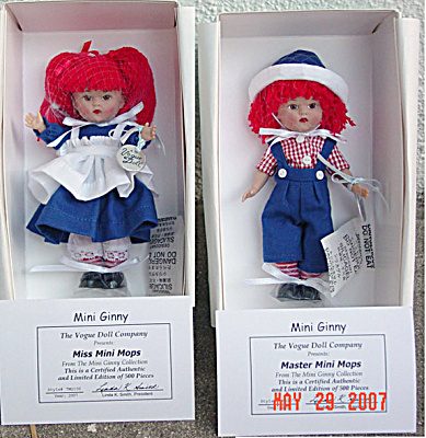 0VOG2407AB 2007 Vogue Miss Mini Mops and Master Mini Mops Ginny Dolls