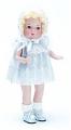 1VOG1902A Vogue Just Me  Small Blonde Bisque Doll in Blue 2002 2