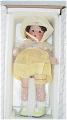 1VOG1903A Vogue Just Me Small Brunette Bisque Doll in Yellow 2002
