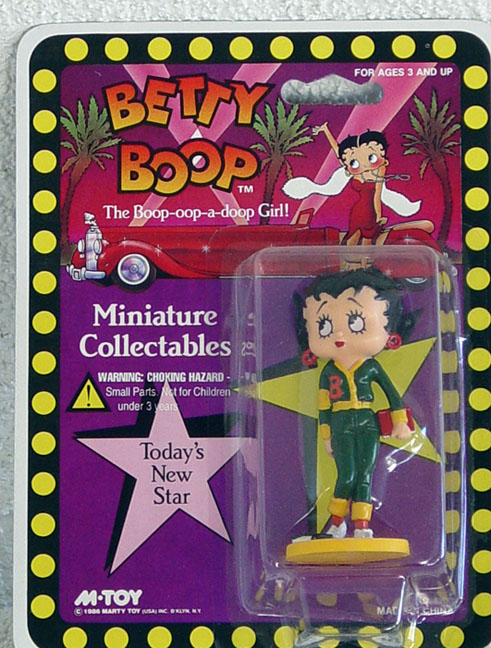 BBM0013 Betty Boop Today's New Star Runner PVC Figurine 1986