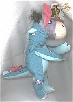DMB0037C Disney Halloween Dinosaur Eeyore Bean Bag 1997-98