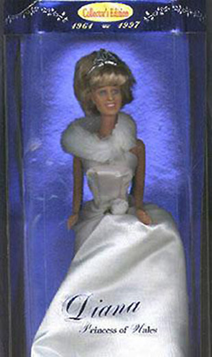0DIA0001A Street Players Princess Diana Doll in White Formal 1997