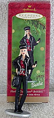 BHO9620 Hallmark Harley-Davidson Barbie Ornment 2000