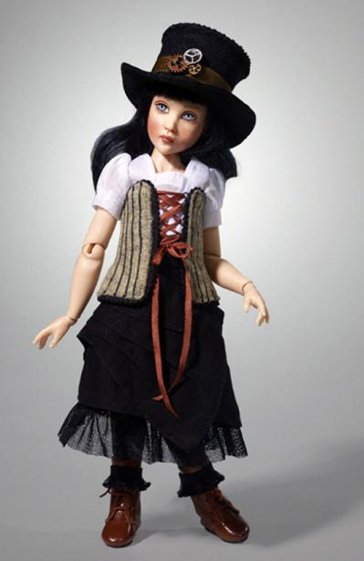 HKE0864 Kish 2014 11 in. Steampunk Paige Resin BJ Doll