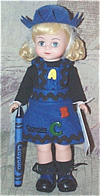 ALX2090A Madame Alexander Blue Crayola Maggie Doll 2000