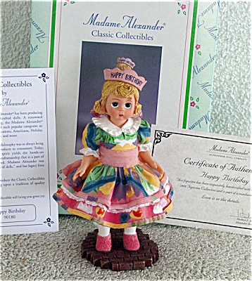 AXF0005 1999 Madame Alexander Happy Birthday Wendy Figurine