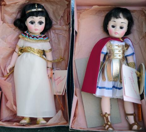 ALX0120 Madame Alexander Cleopatra and Marc Antony Dolls, 1981-85