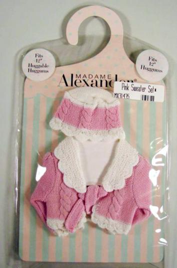 ALX2201 Madame Alexander 12 Inch Huggums Doll Pink Sweater Set 2002