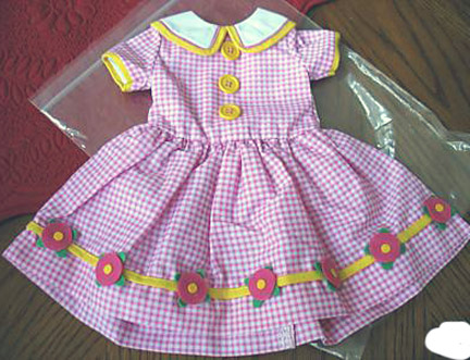 1MET0114A Tonner Large Ann Estelle Miss Smarty Dress Only 2003