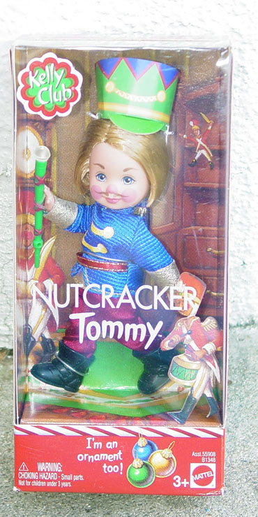 MAT0611 Mattel 2003 Kelly Club Nutcracker Tommy Doll Ornament 