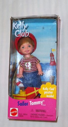 0MAT0591 Mattel 2000 Kelly Club Sailor Tommy Doll with Boat