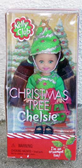 0MAT0602C Mattel 2001 Kelly Club Christmas Tree Chelsie Doll Ornament