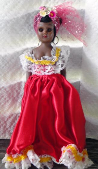 0NAT0029 Vintage Jamaican 7.5 inch Nationality Doll