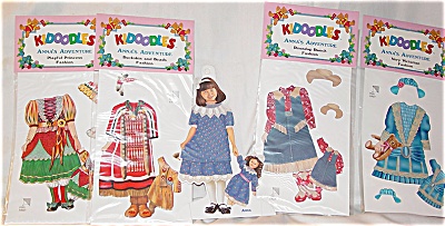 0PDM0026L Anna's Adventure Kidoodles Paper Doll Set0