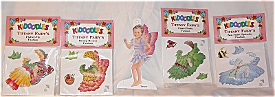 1PDM0026M Peck Aubry Tiffany Kidoodles Fairy Paper Doll Set 1997