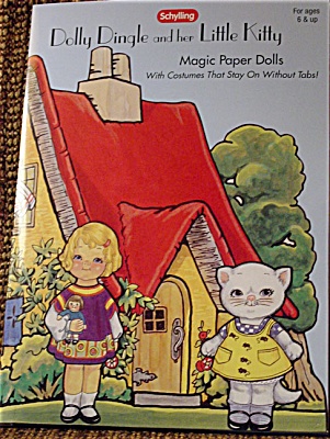 0SCH0008A Schylling Dolly Dingle and Kitty Magic Paper Dolls Portfolio