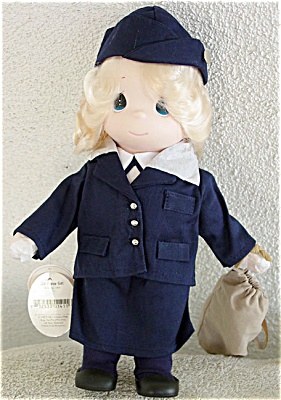 0PMC0266A Precious Moments Air Force Girl Doll 1997 