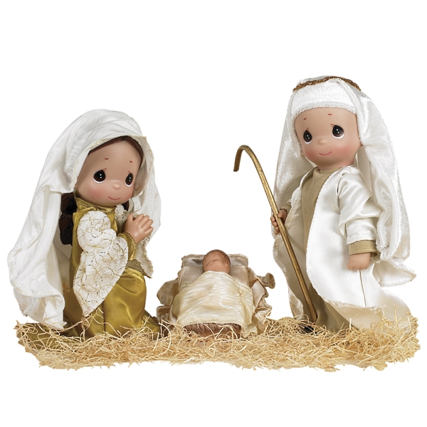 0PMC0945 Precious Moments The First Christmas - Nativity 3 Doll Set
