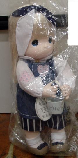 PMC0360A Precious Moments Judy with Milk Pail Doll 1998