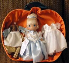 PMC0687E Disney Precious Moments Once Upon a Time Cinderella Doll Set