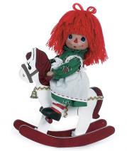 PMC0759D Precious Moments Rockin' Christmas Wishes Raggedy Doll Set 1
