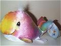 PME1050A Tender Tails Rainbow Whale Precious Moments Bean Bag 
