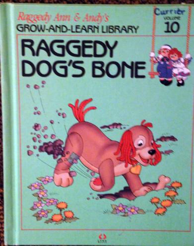 RAG0325J Raggedy Dog's Bone, Raggedy Ann and Andy Book, 1988