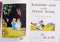 0RAG0025A Raggedy Ann in the Magic Hard Cover Book, J. Gruelle, 1939  1
