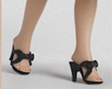 0TRV0060A Tonner Black 10.5 In. Revlon Doll High Heel Shoes, 2012