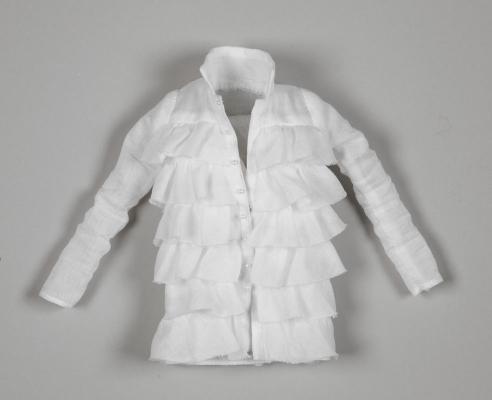 0TTW0029 Tonner Ruffled Cotton Coat for 16 In. Wentworth Fashion Dolls