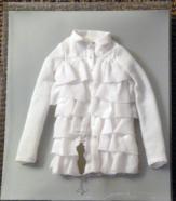 0TTW0029 Tonner Ruffled Cotton Coat for 16 In. Wentworth Fashion Dolls 1
