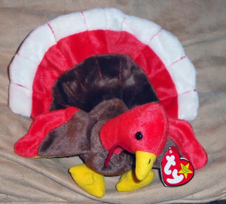 TBB0054 Ty Gobbles the Turkey Beanie Baby 1997-1999