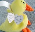 TBB0019 Ty Quackers Yellow Duck Beanie Baby with Wing, 1995 1