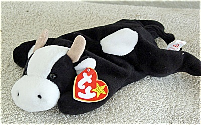 TBB0032 Ty Daisy the Black and White Cow Beanie Baby 1994-1998