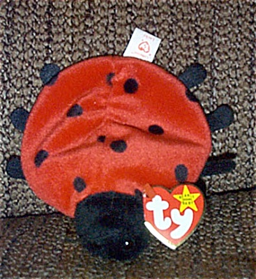 TBB0044 Ty Lucky Lady Bug with Painted Spots 1996-1998