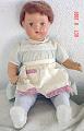 COM0001 Vintage Composition and Stuffed Antique Baby Doll 1