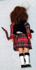 VHP0002 7.5 Inch Auburn Scotch Hard Plastic Doll, Late 1940s-1950 1